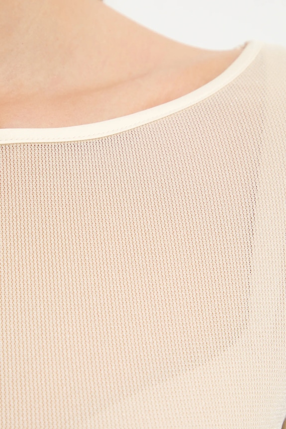 Fracomina longsleeve FR26ST3042J48101 beżowy