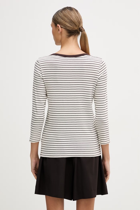 Odzież United Colors of Benetton longsleeve damski bawełniany 339PD10C4 beżowy