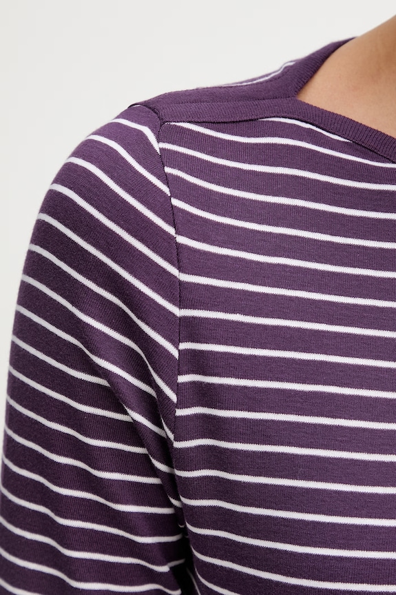 United Colors of Benetton tričko s dlouhým rukávem dámské bavlněné 339PD10C4 fialová