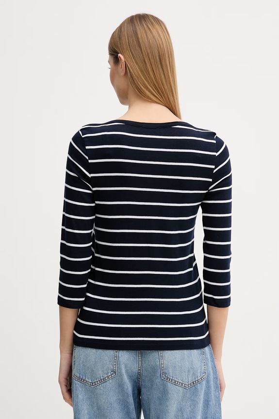 Odzież United Colors of Benetton longsleeve damski bawełniany 339PD10C4 granatowy