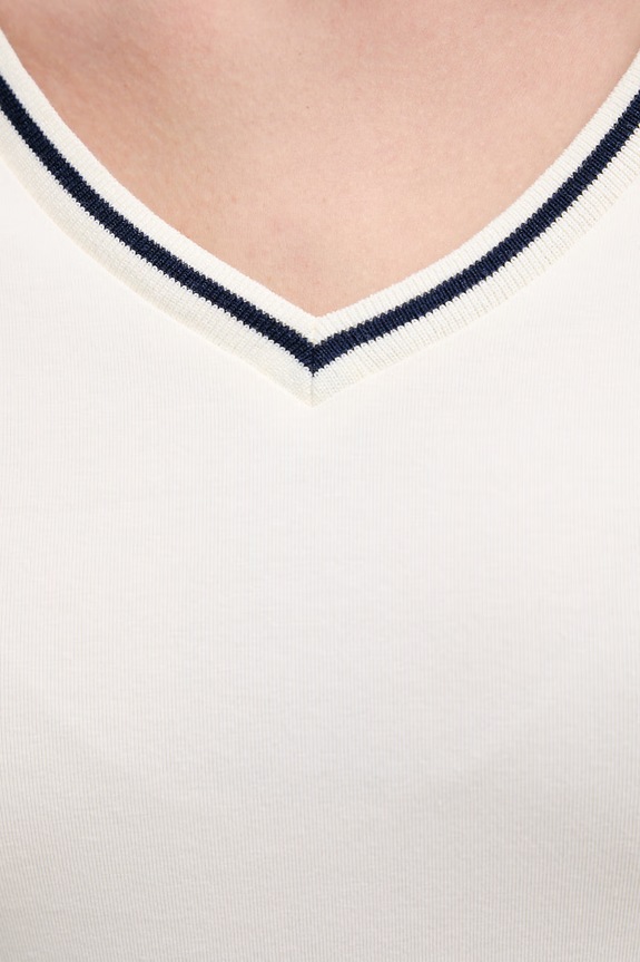 United Colors of Benetton Μακρυμάνικο Γυναικείο με βαμβάκι 3ECMD4026 μπεζ