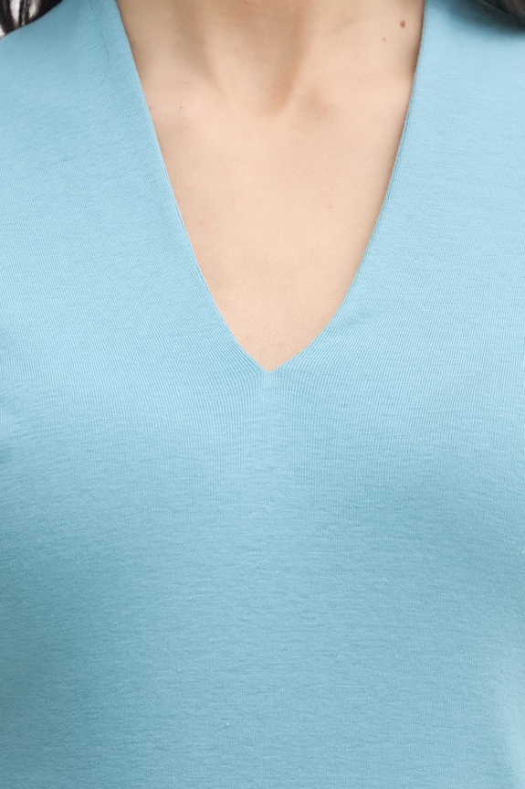 United Colors of Benetton majica za žene od pamuka 3GA8D400U plava