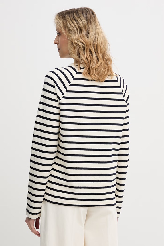 Îmbrăcăminte United Colors of Benetton longsleeve pentru femei, din bumbac 3PNUD10C5 bej