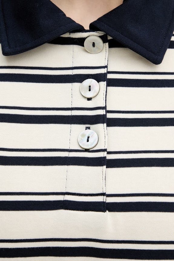 United Colors of Benetton Μακρυμάνικο γυναικείο βαμβακερό 3UJZD3019 μπεζ