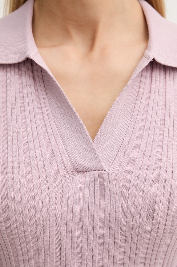 United Colors of Benetton polo pentru femei, din vâscoză 1WZND301K violet