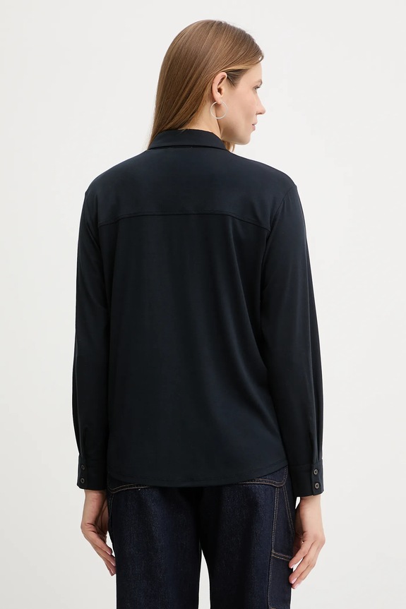 Ρούχα Πουκάμισο Marc O'Polo 5000013061 σκούρο μπλε