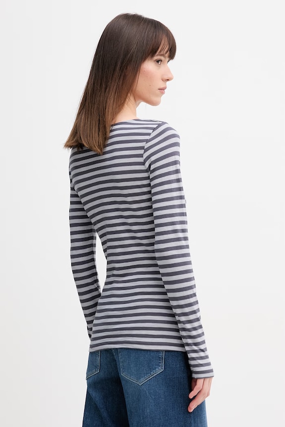 Abbigliamento Marc O'Polo top a maniche lunghe in cotone 5000013281 grigio