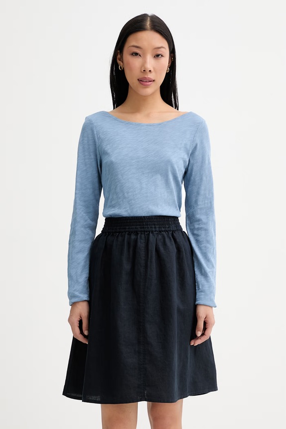 Marc O'Polo longsleeve damski bawełniany niebieski 5000013285