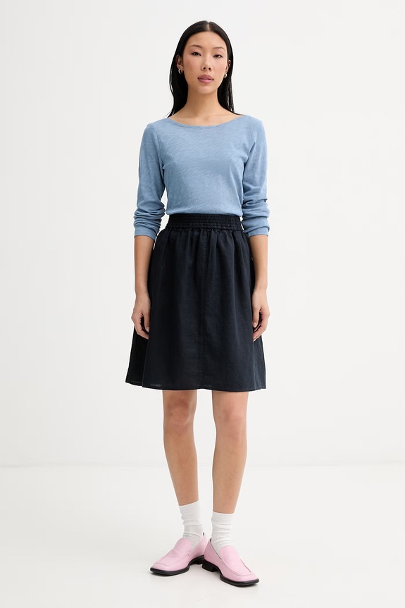 Marc O'Polo longsleeve damski bawełniany 5000013285 niebieski SS26