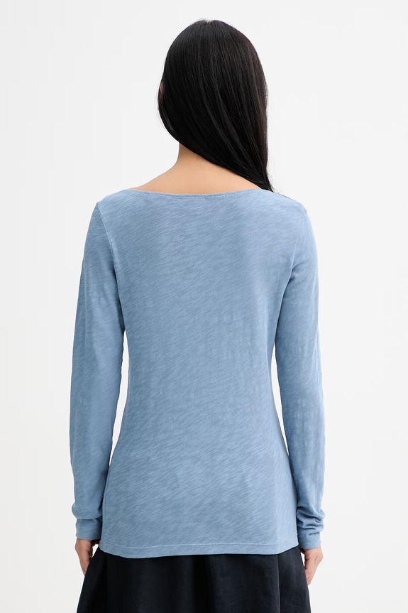 Odzież Marc O'Polo longsleeve damski bawełniany 5000013285 niebieski