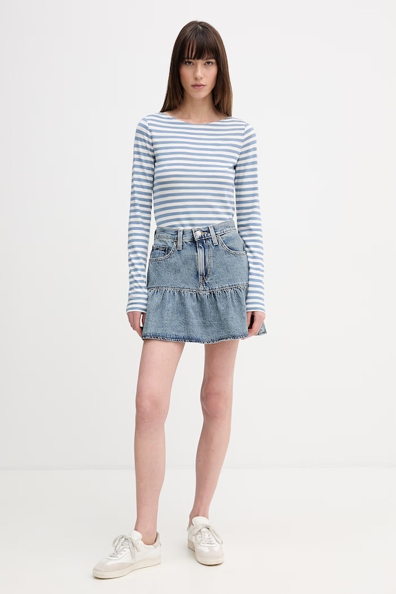 Marc O'Polo top a maniche lunghe in cotone 5000013294 blu SS26