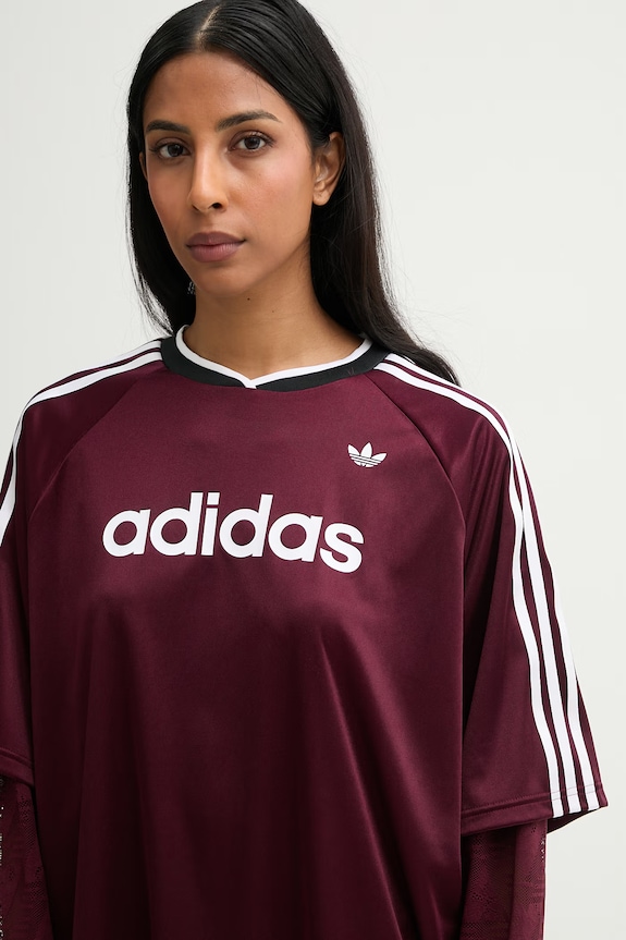 adidas Originals μακρυμάνικο γυναικείο LACE LS JERSEY μπορντό KC6432