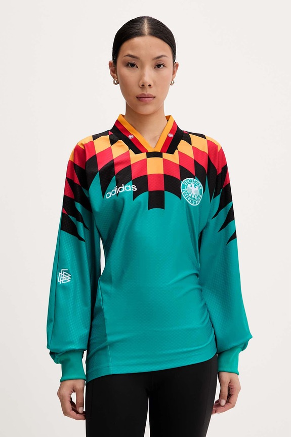 adidas Originals majica dugih rukava za žene Germany tirkizna KD0970