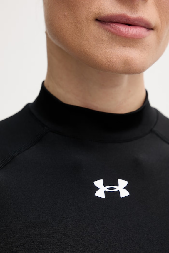 Under Armour t-shirt γυμναστικής γυναικείο HeatGear 6010006 μαύρο