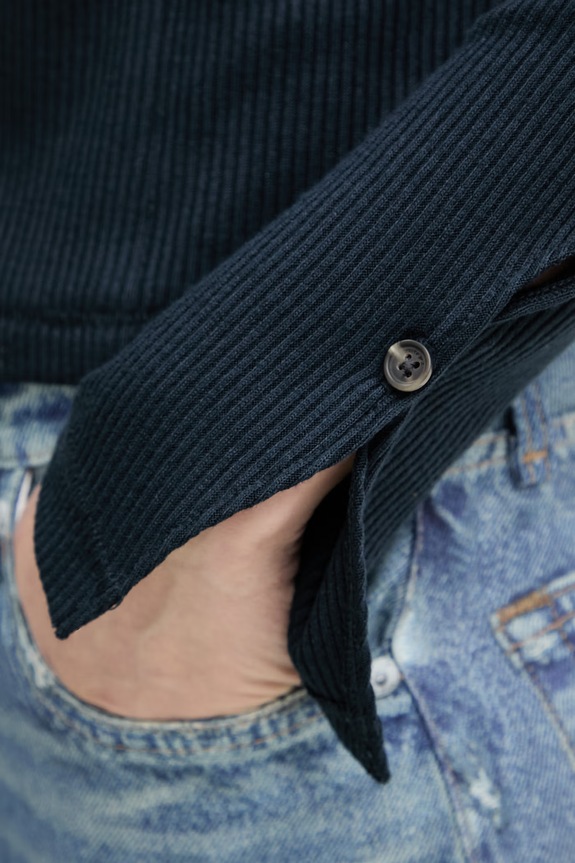 Rag & Bone longsleeve pentru femei, din vâscoză RE0G25HT3GW bleumarin
