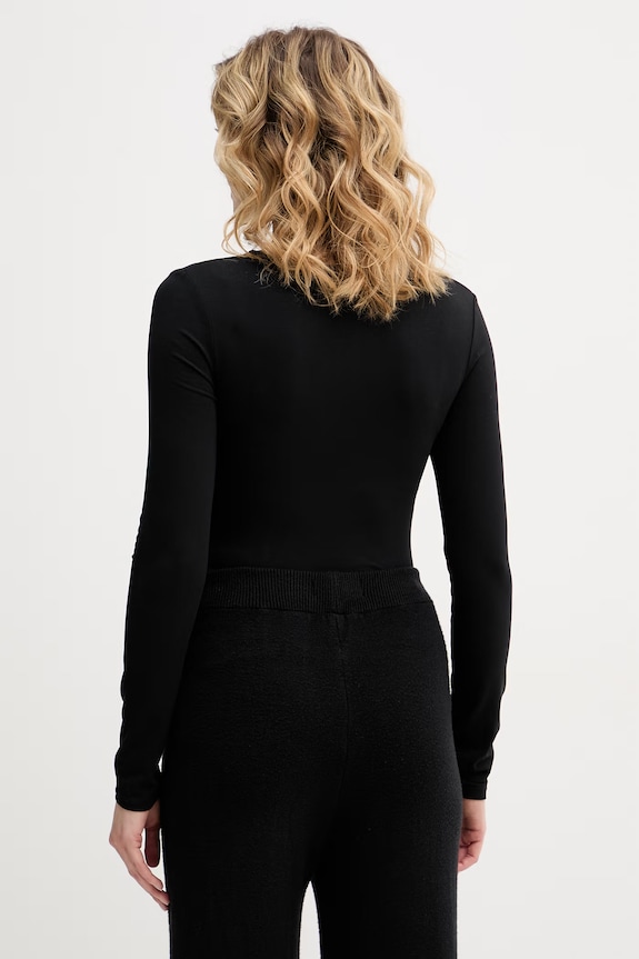 Chantelle κορμάκι γυναικείο με βαμβάκι Romance C10YT0 μαύρο SS26