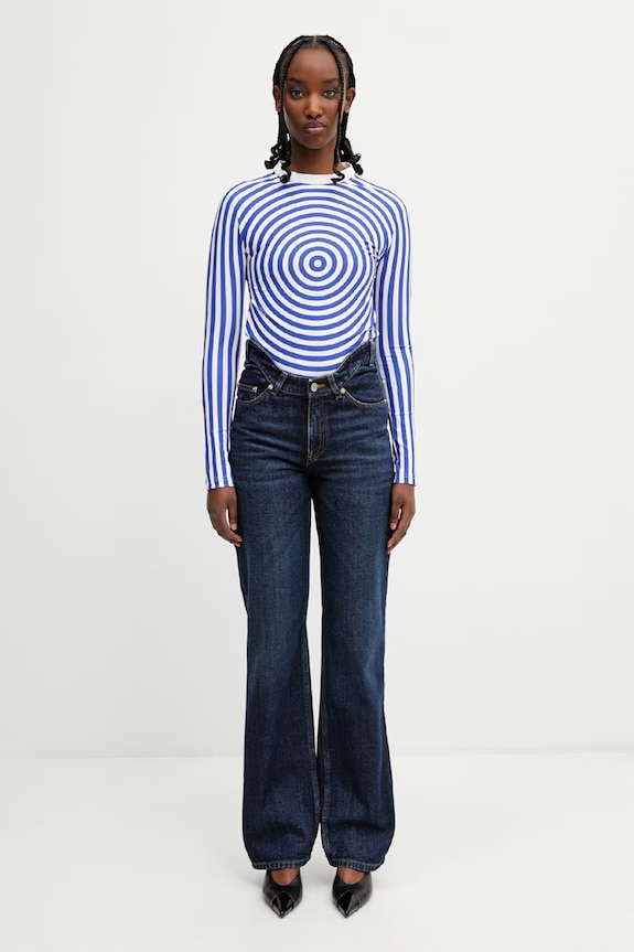 Jean Paul GAULTIER longsleeve Women's Target 26.02.W.TO476.J046P.015 blue