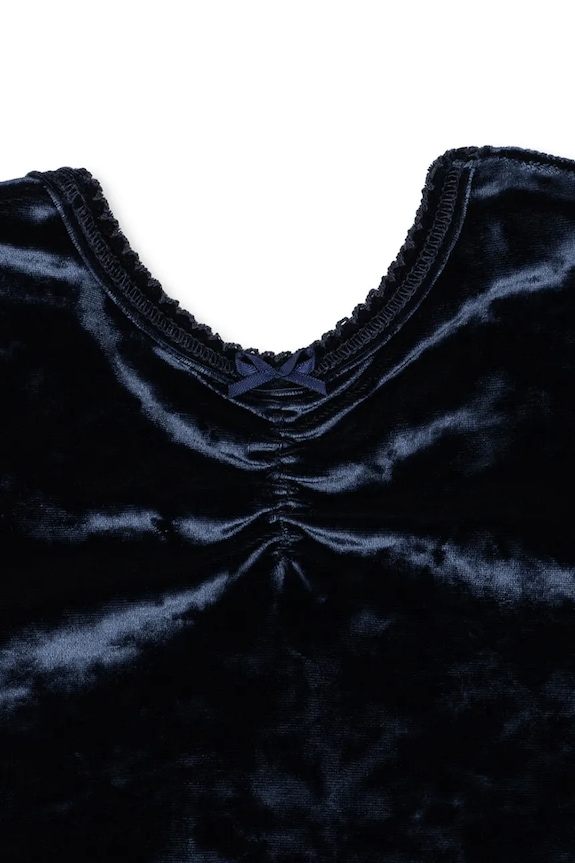 Detské tričko s dlhým rukávom Konges Sløjd CARLITO BLOUSE GRS tmavomodrá KS104244.PreSpring
