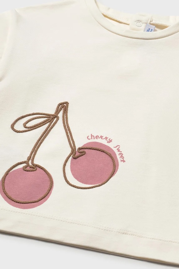 Djevojčice Dječja majica dugih rukava Mayoral 1088.4G.Baby.PPY2 bijela