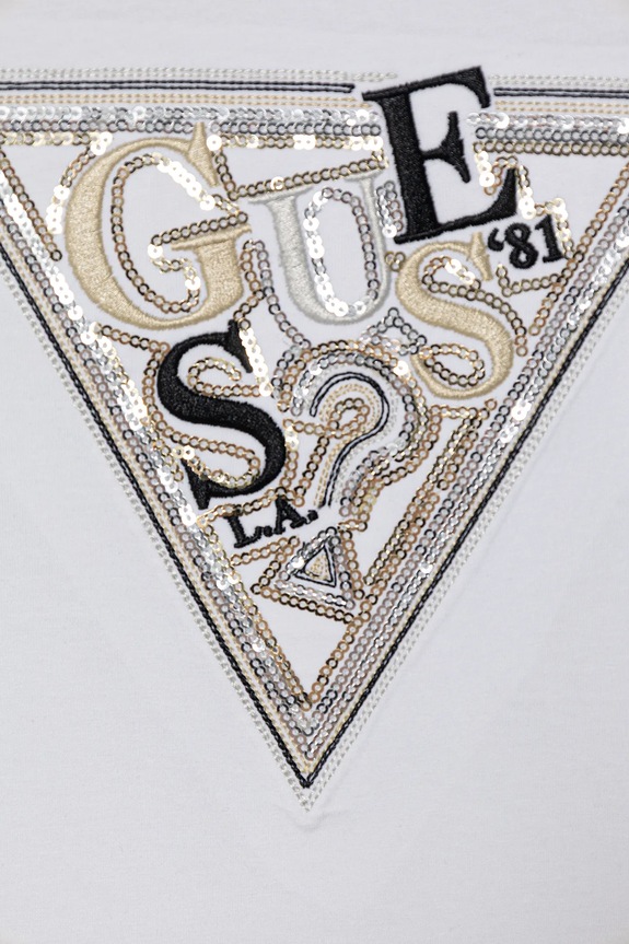 Дівчинка Дитячий лонгслів Guess J6RI16.K6YW4.PPY2 білий
