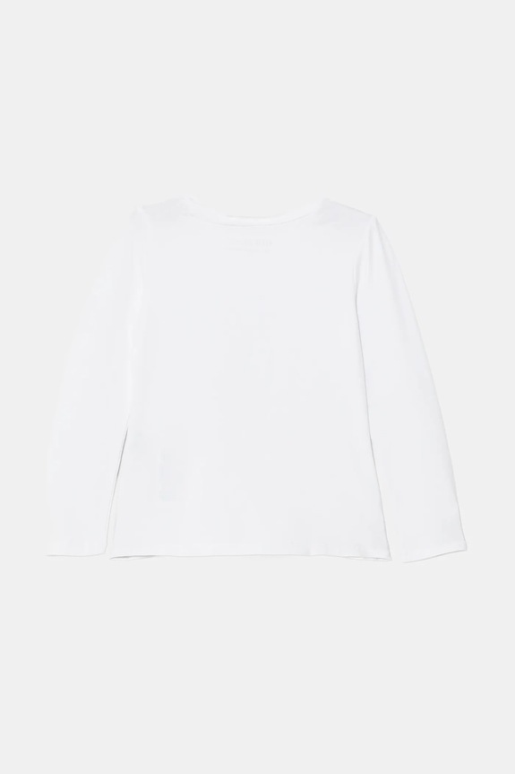 Μακρυμάνικο Guess K6RI22.K6YW4.PPY2 λευκό SS26
