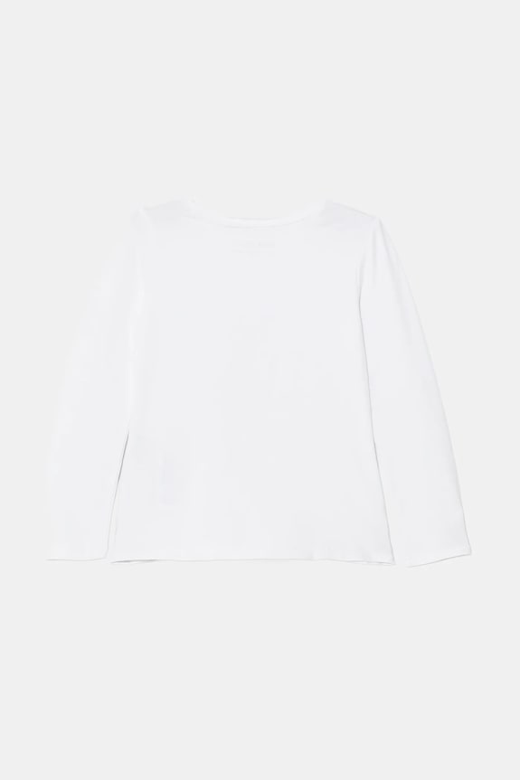 Μακρυμάνικο Guess K6RI22.K6YW4.PPY2 λευκό SS26