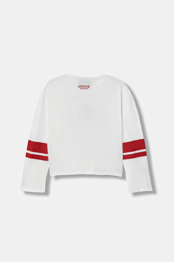 Детска блуза с дълги ръкави United Colors of Benetton 36UVC10R1.G.Seasonal бял SS26