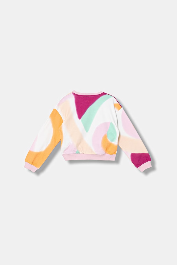 Dětská bavlněná mikina Guess J6GQ01.KA6R4.PPY2.M růžová SS26