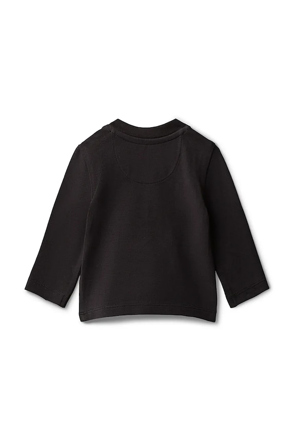 Dječja majica dugih rukava Calvin Klein Jeans IN0IN00335.PPY2 crna SS26