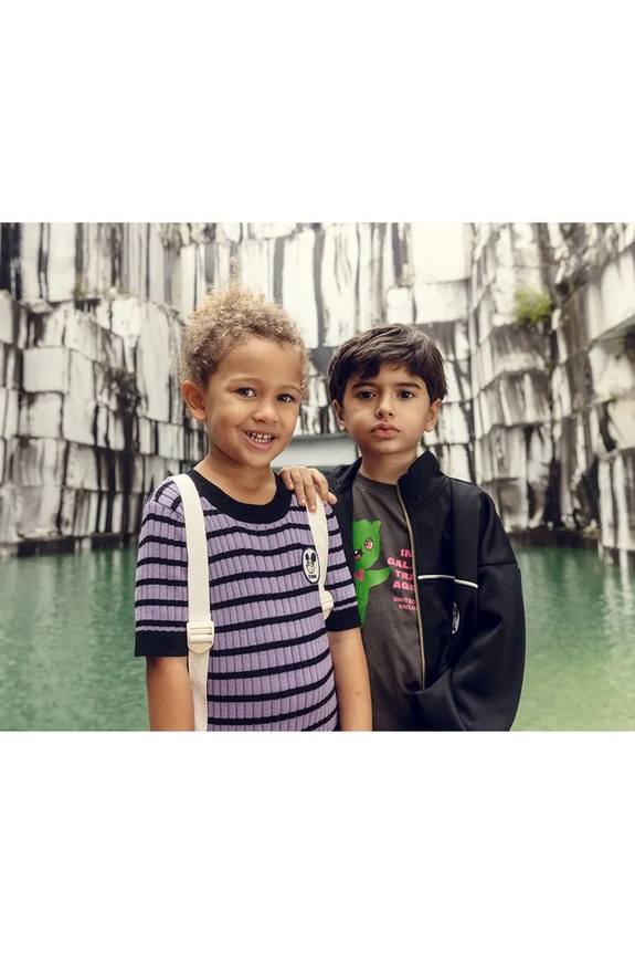 Παιδικό βαμβακερό μακρυμάνικο Mini Rodini Alien travel agency 26220122