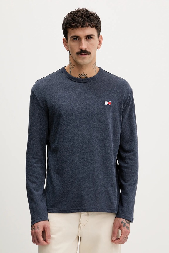 Tommy Jeans longsleeve męski pozostałe granatowy DM0DM22668