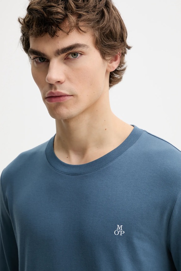 Marc O'Polo longsleeve bawełniany niebieski 5000010722