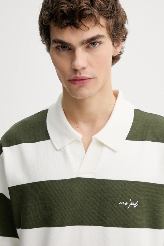 Marc O'Polo bluza bawełniana zielony 5000007716