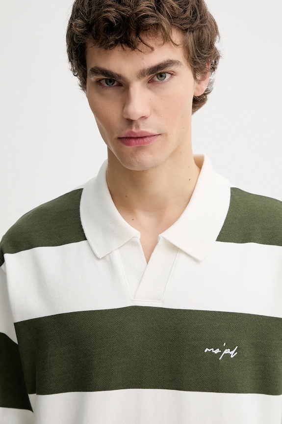 Marc O'Polo bluza bawełniana zielony 5000007716