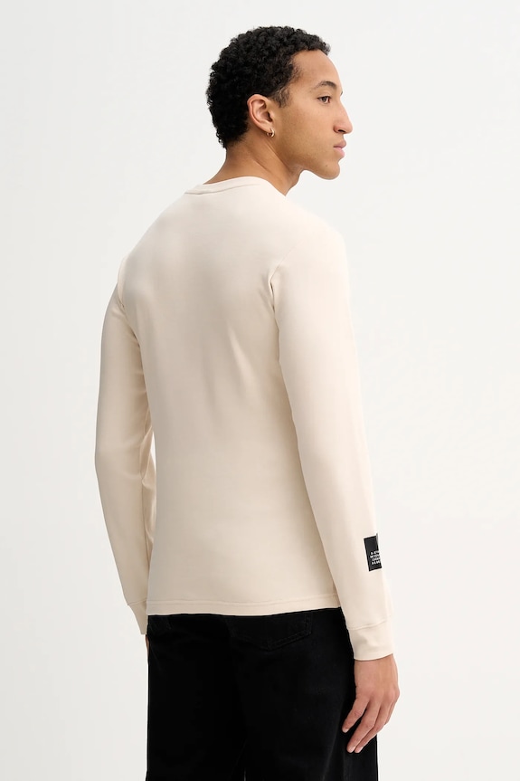 Îmbrăcăminte G-Star longsleeve din bumbac Ams 89 D26867.D976 bej