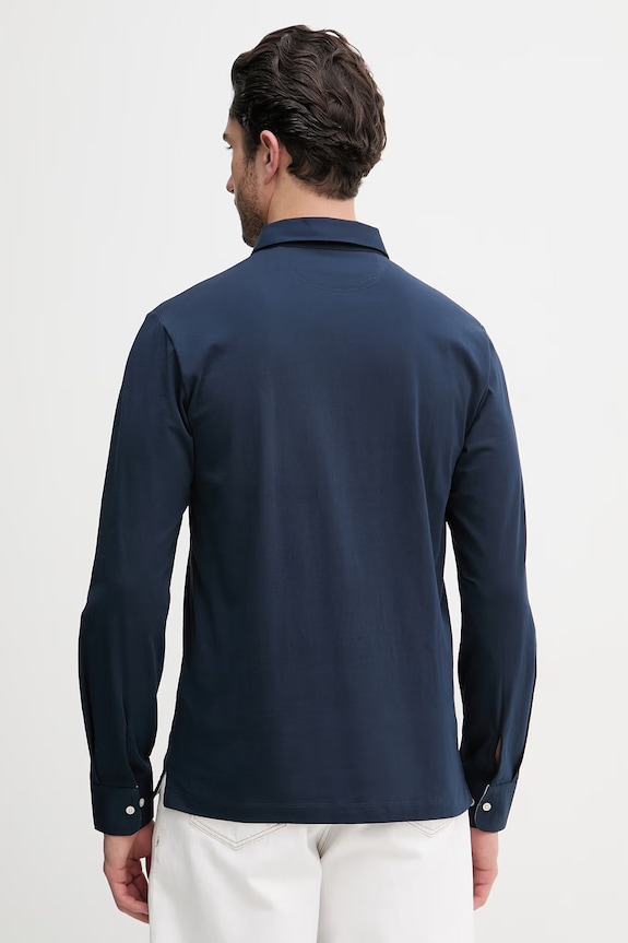 Îmbrăcăminte Hackett London longsleeve din bumbac pentru copii HM5500029 bleumarin