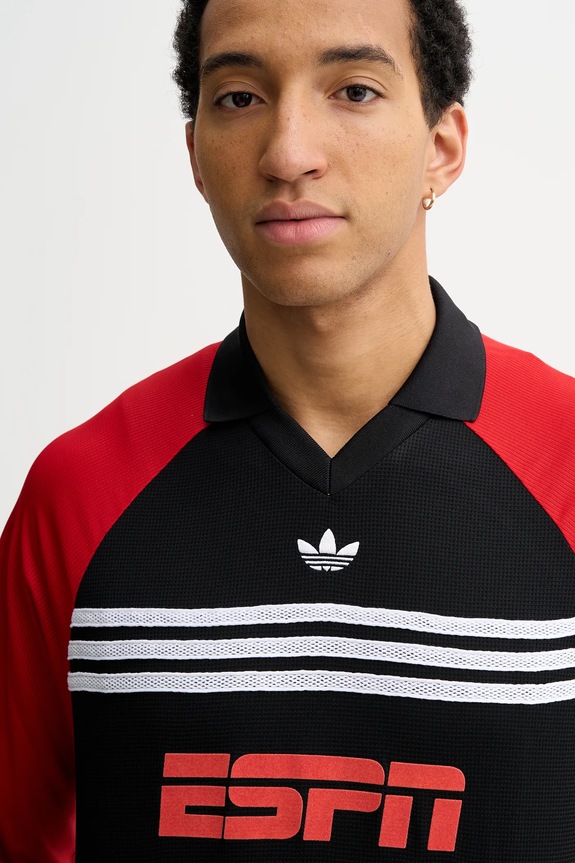 Majica z dolgimi rokavi adidas Originals črna KE2137