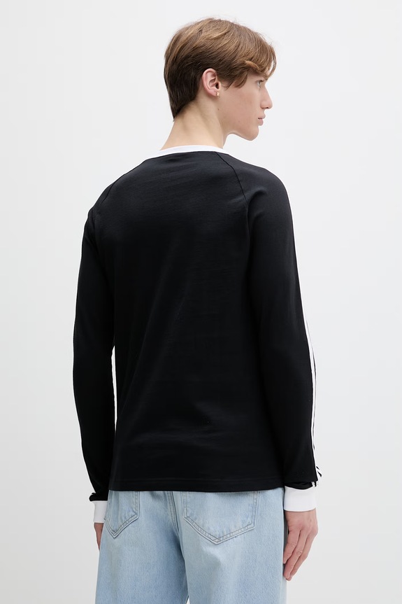 Abbigliamento adidas Originals top a maniche lunghe in cotone KE3546 nero