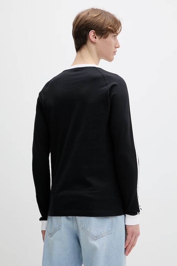 Abbigliamento adidas Originals top a maniche lunghe in cotone KE3546 nero