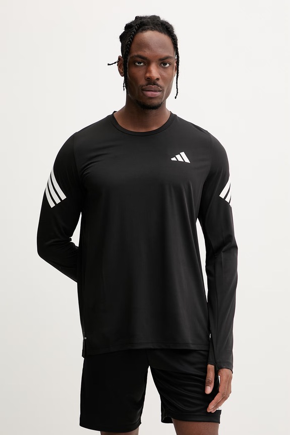 adidas Performance longsleeve do biegania męski adi365 czarny KE6831