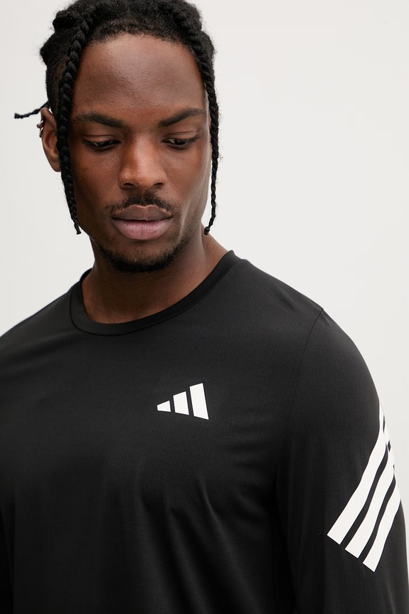 adidas Performance longsleeve do biegania męski adi365 czarny KE6831
