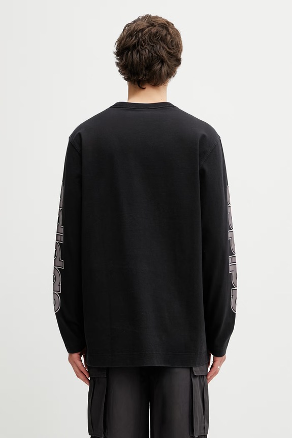 Одяг adidas Originals лонгслів бавовняний KS6860 чорний