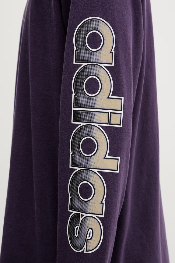 adidas Originals top a maniche lunghe in cotone violetto KS6861