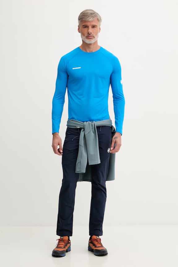 Mammut tričko s dlhým rukávom pánske Ducan 1016.02060 modrá SS26