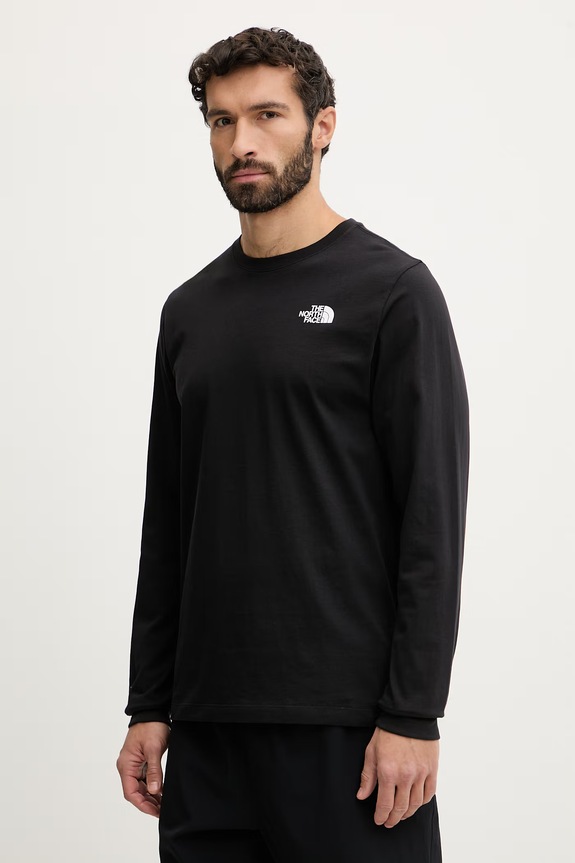 Odzież The North Face longsleeve EVOLUTION NF0A8B68KY41 czarny