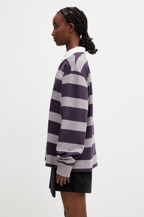 The North Face μακρυμάνικο βαμβακερό NF0A8GAWJZU1 μωβ SS26