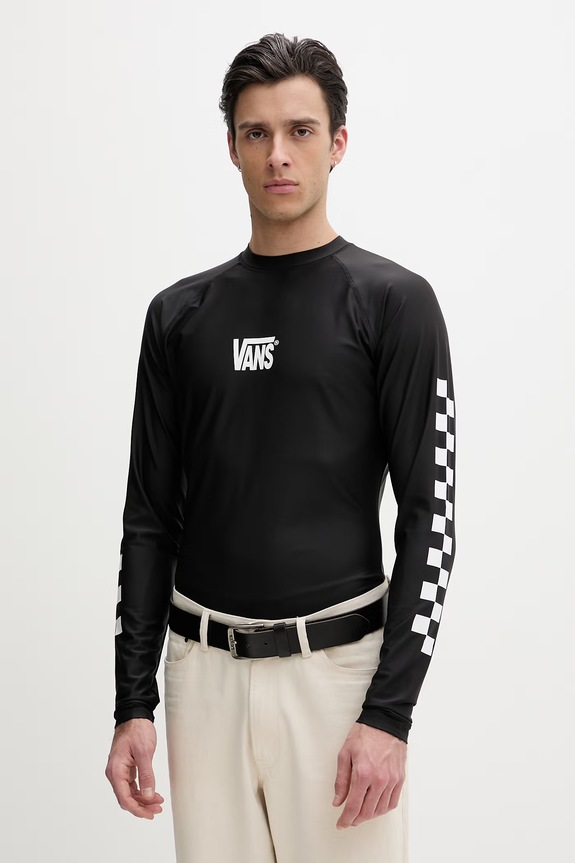 Vans a maniche lunghe da uomo nero VN000SR2BLK1