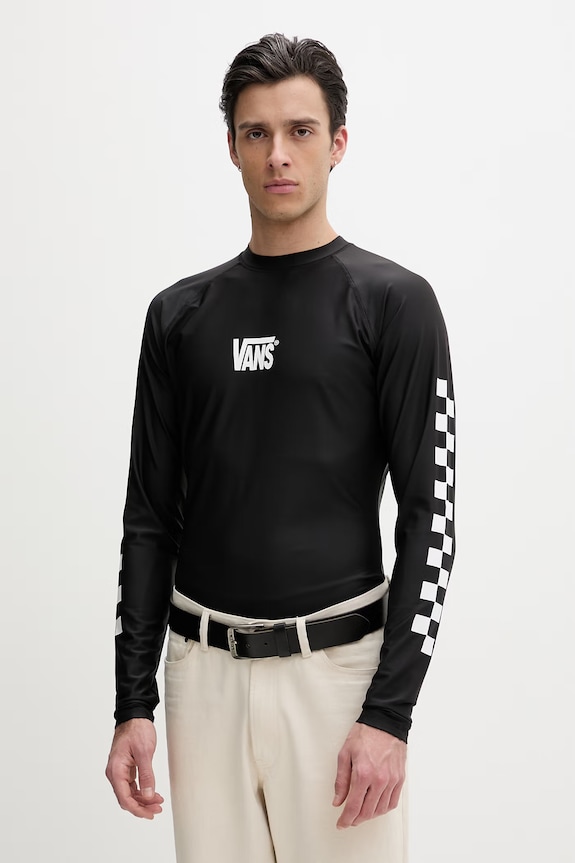 Vans a maniche lunghe da uomo nero VN000SR2BLK1
