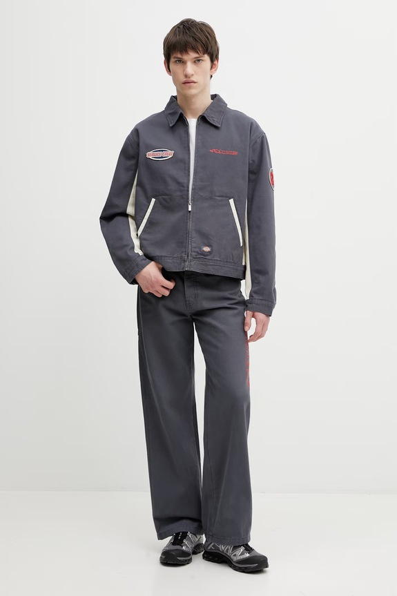 Βαμβακερή μπλούζα με μακριά μανίκια Dickies DK0A8A120WH1 λευκό SS26