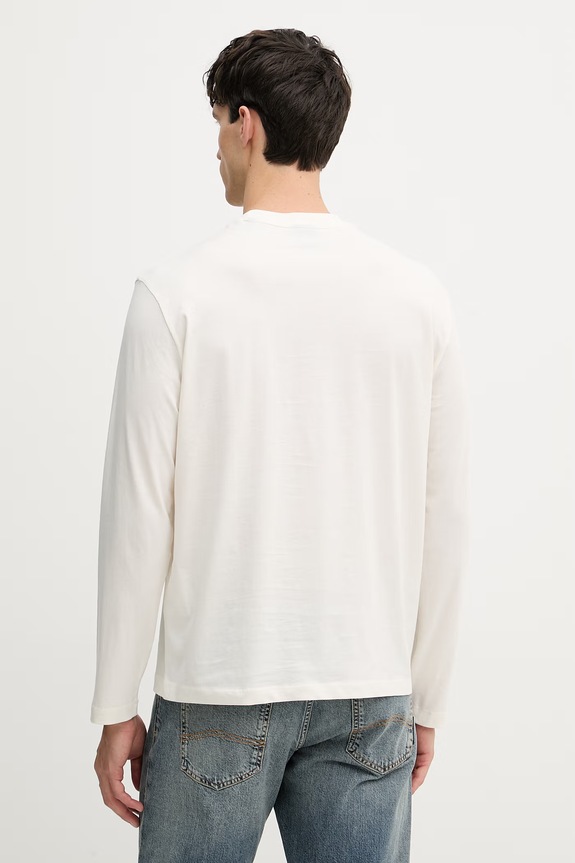 Odzież Armani Exchange t-shirt męski bawełniany XM002820.AF10356 beżowy